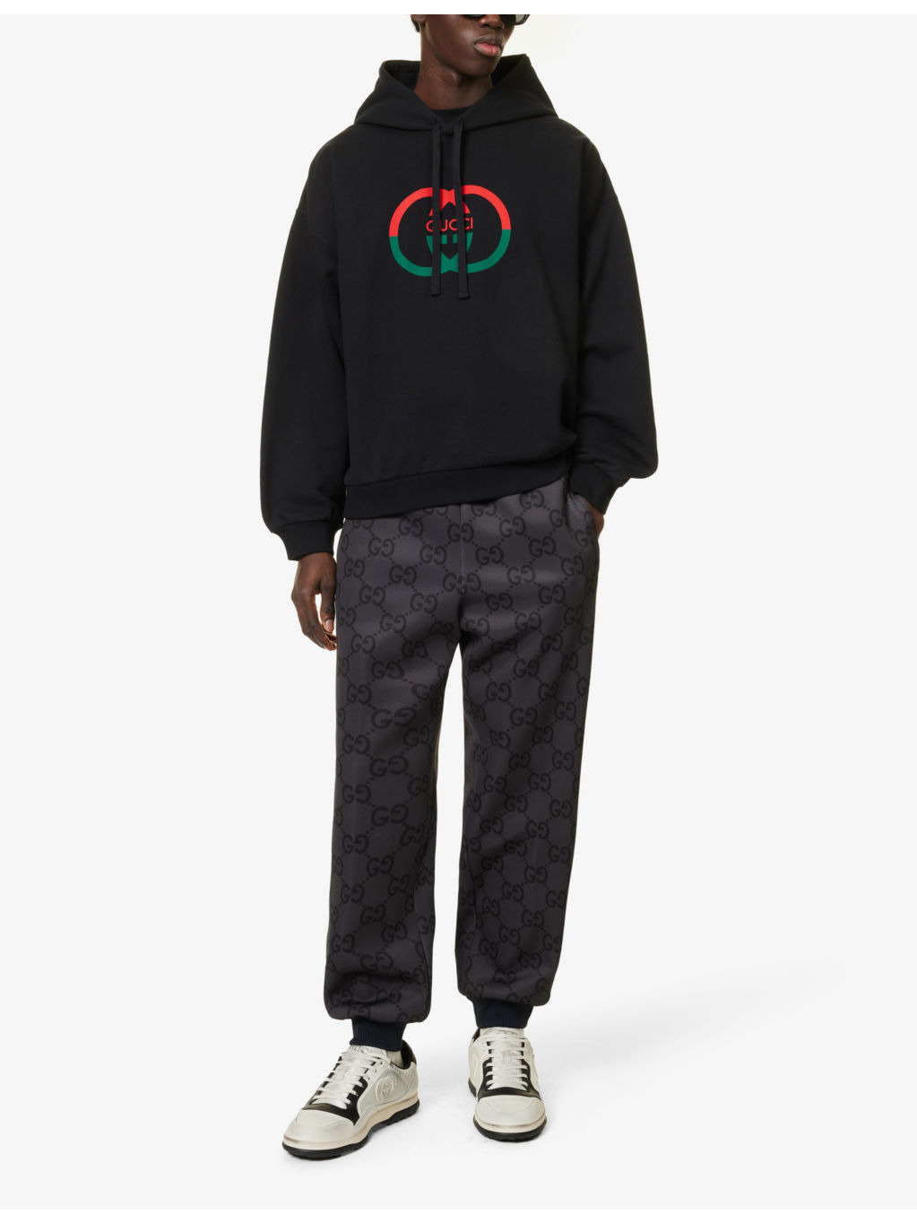 Logo-print relaxed-fit cotton-jersey hoody - 2