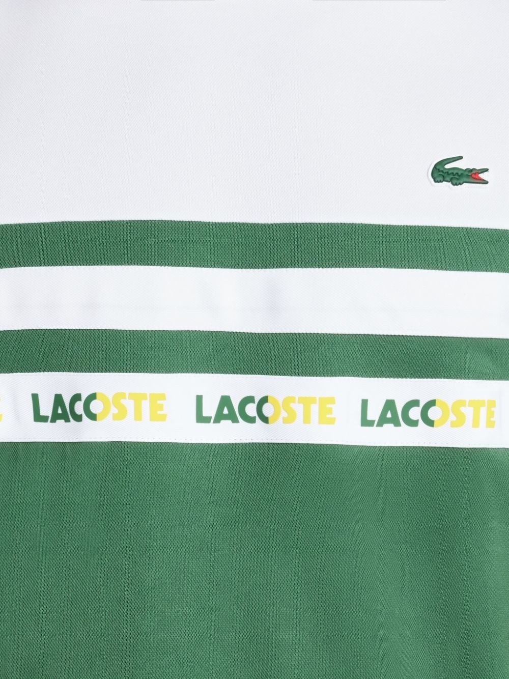 logo-trim striped T-shirt - 5