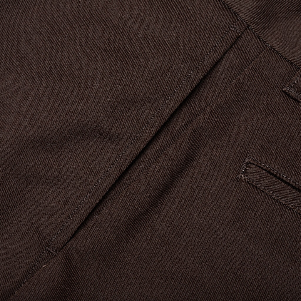 DICKIES PLEATED TROUSERS - BROWN - 4