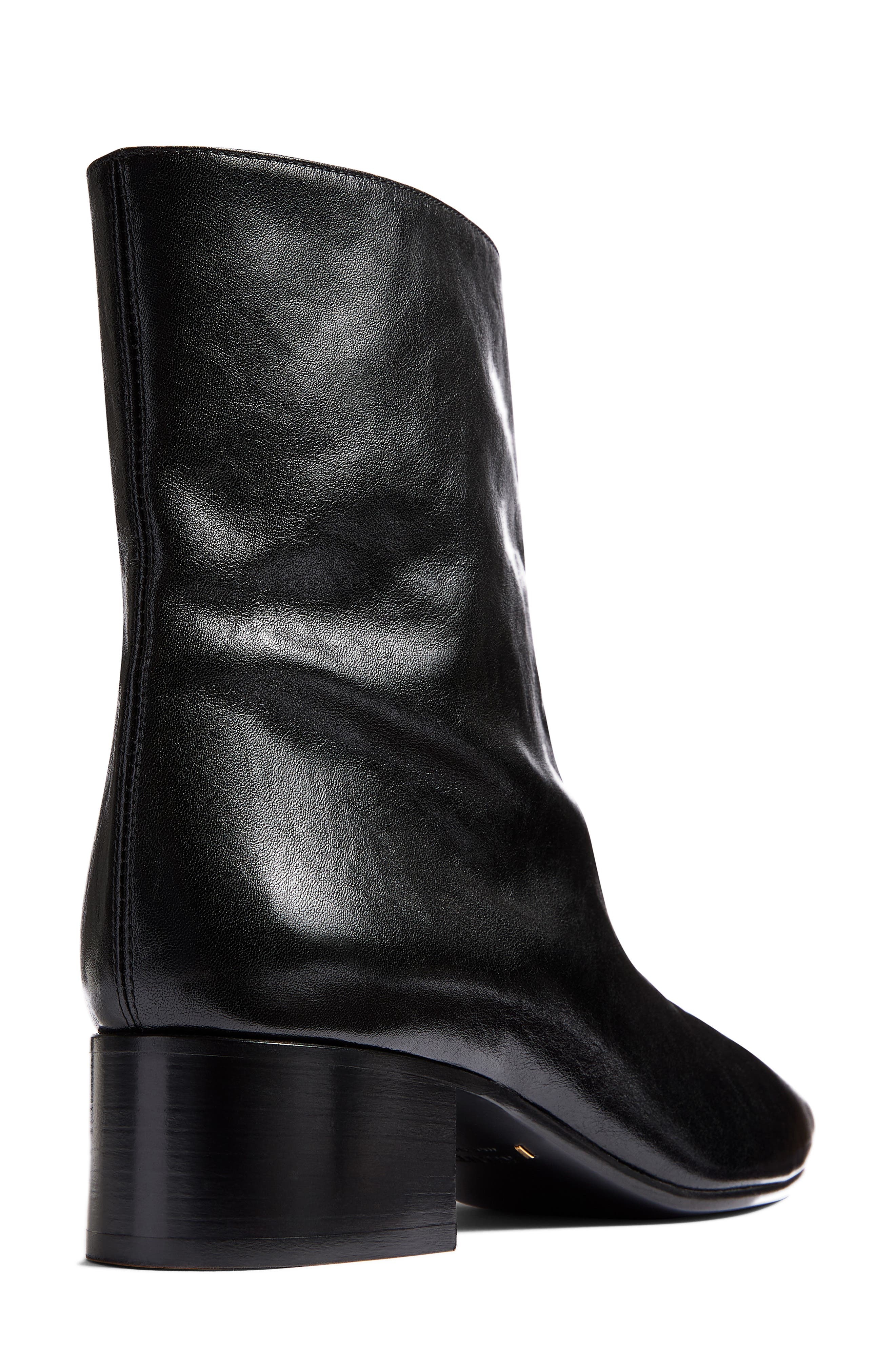 Khaite Andee Pointed Toe Ankle Boot in Black at Nordstrom - 3