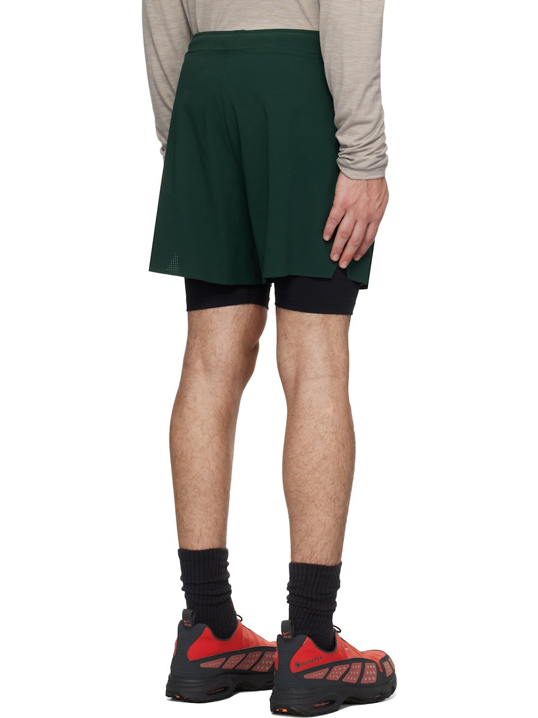Green Dot Air Running Shorts - 3