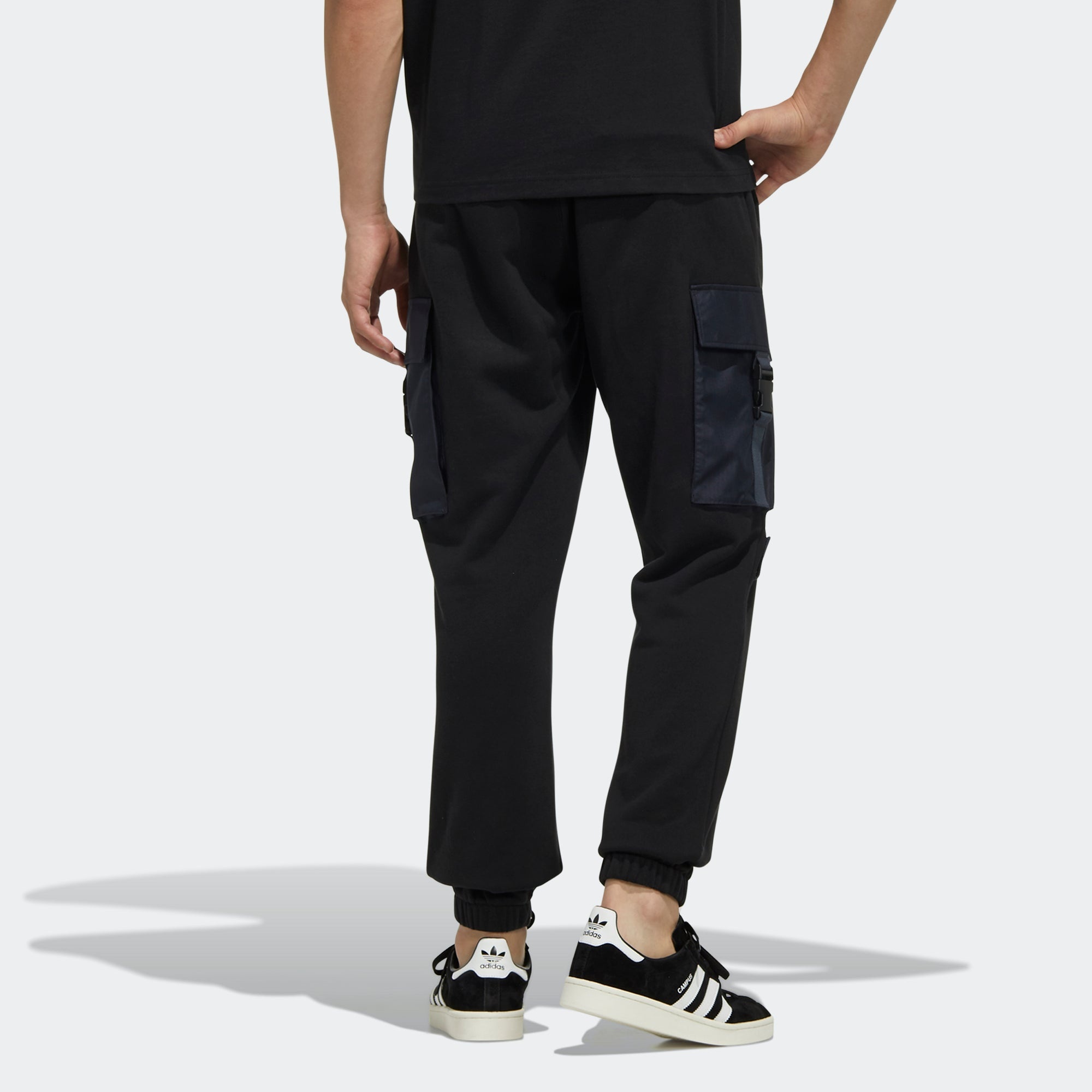 Men's adidas originals Adv Sweatpant 1 Large Cargo Pocket Bundle Feet Sports Pants/Trousers/Joggers  - 3