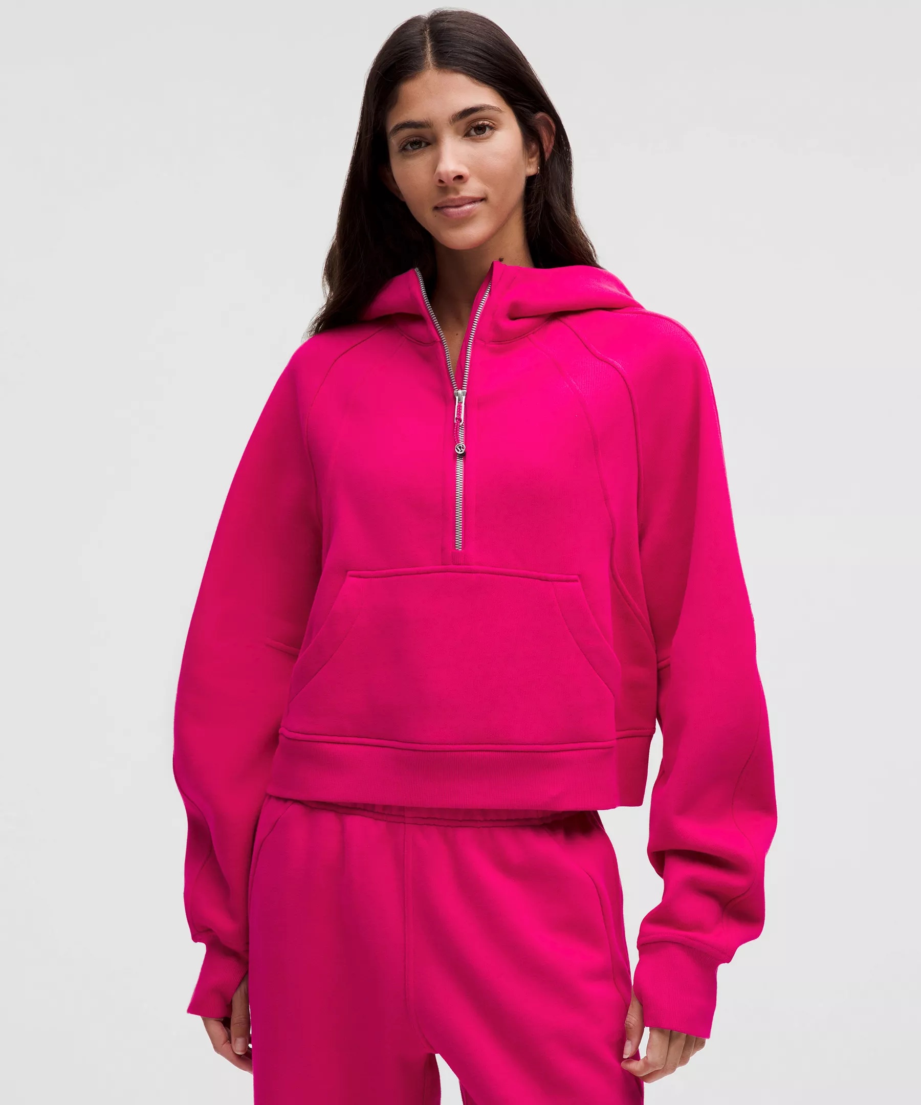 Scuba Oversized Half-Zip Hoodie - 1