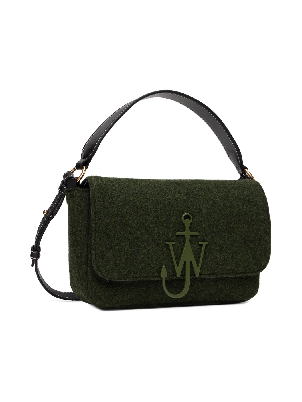 Green Midi Anchor Shoulder Bag - 2