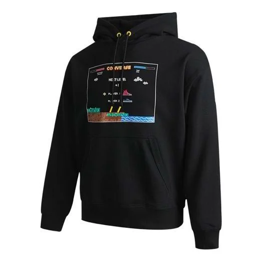 Converse Video Game Graphic Hoodie 'Black' 10022413-A01 - 1