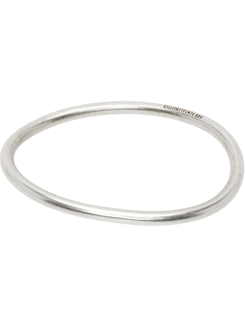 Ann Demeulemeester Silver Anouk Simple Bangle Bracelet outlook