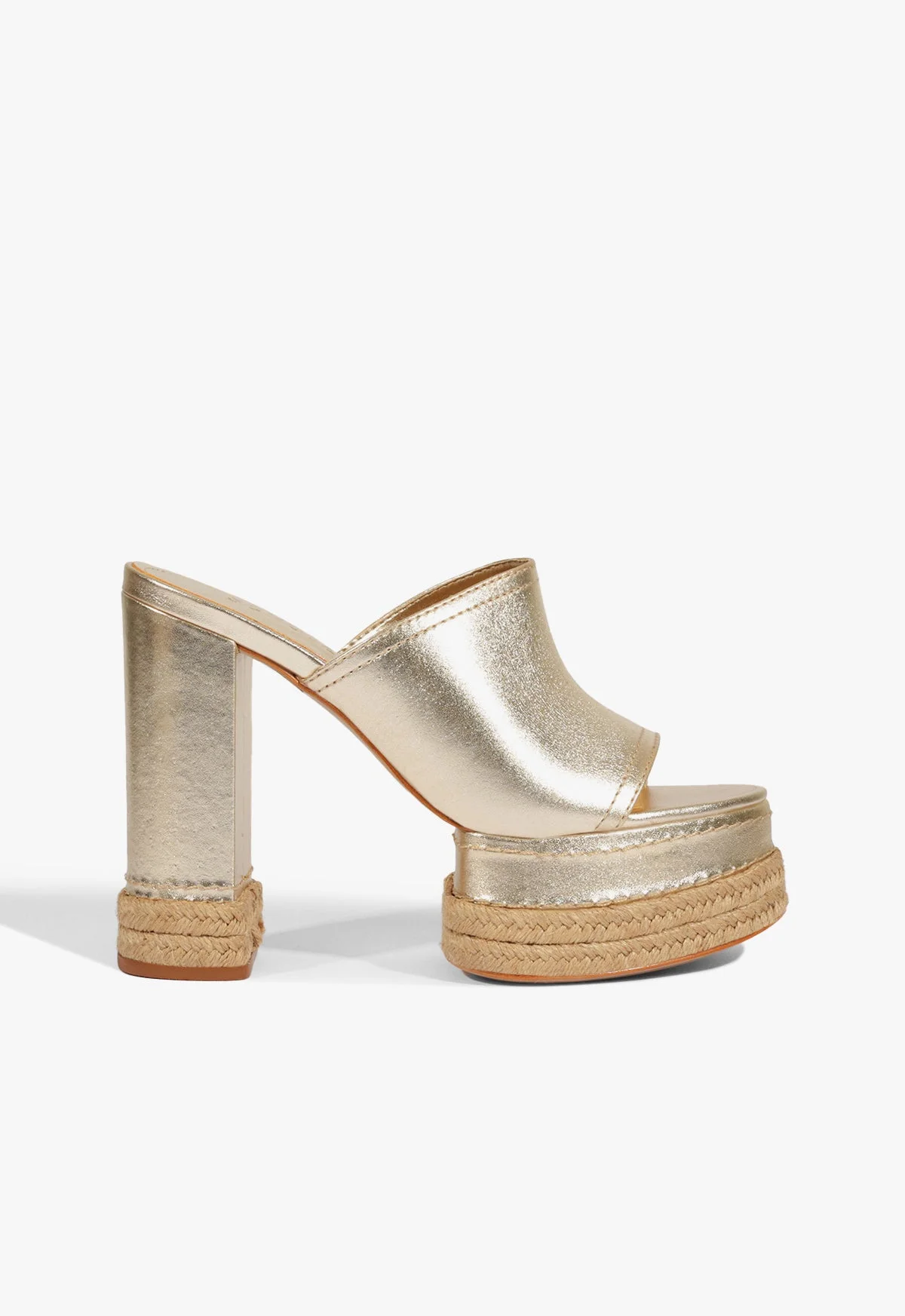 Darah Rope Metallic Leather Sandal - 1