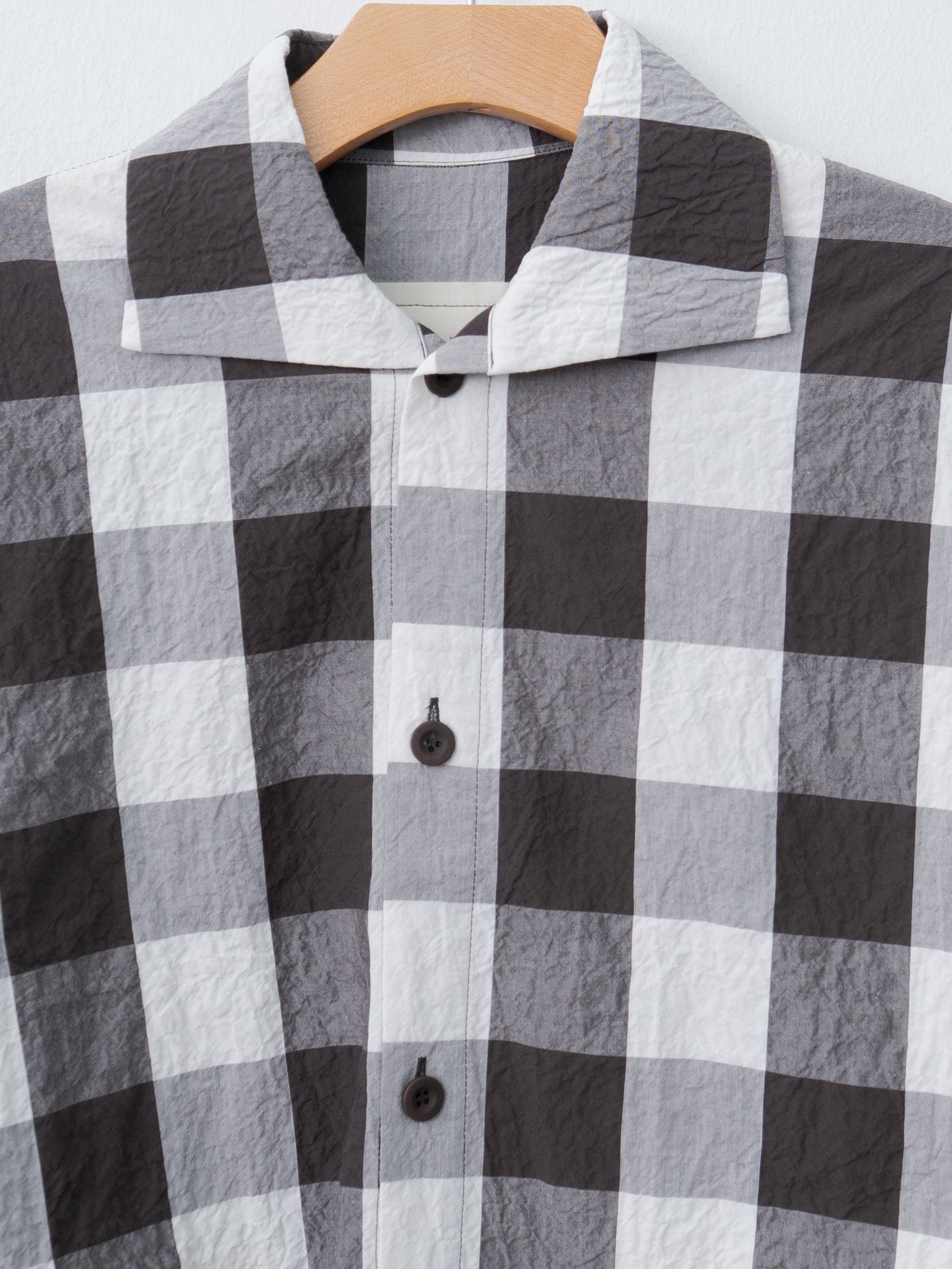 The Camper Shirt - Tablecloth Gingham Coffee - 4