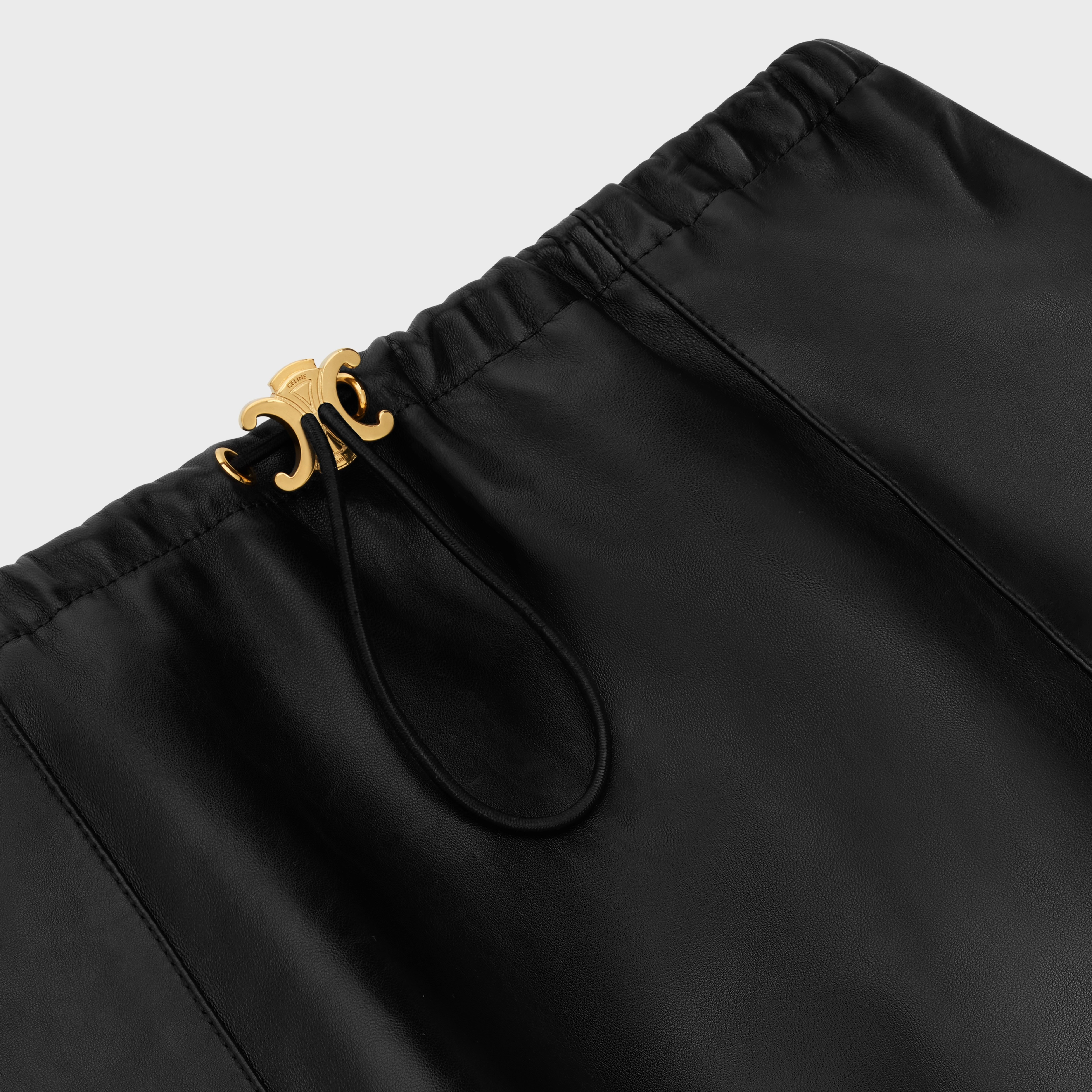 Athletic skirt in plongé Lambskin - 3