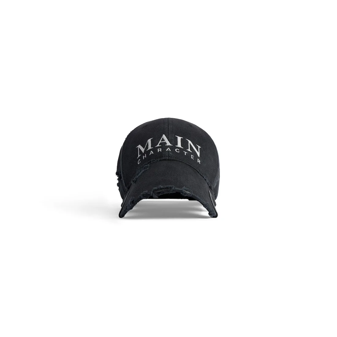 Men's Main Character Artwork Cap in Black Faded - 1