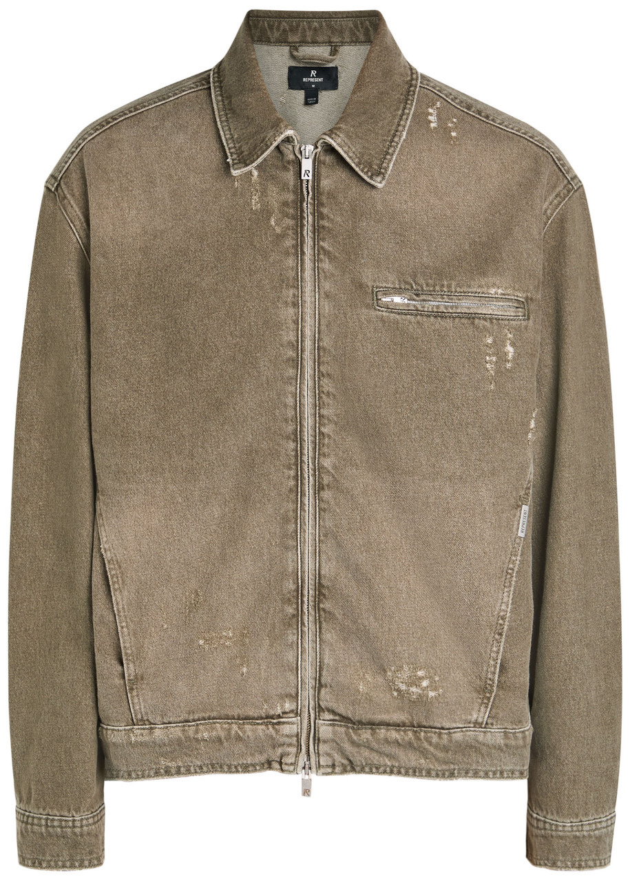 Represent Collared Denim Jacket - 1