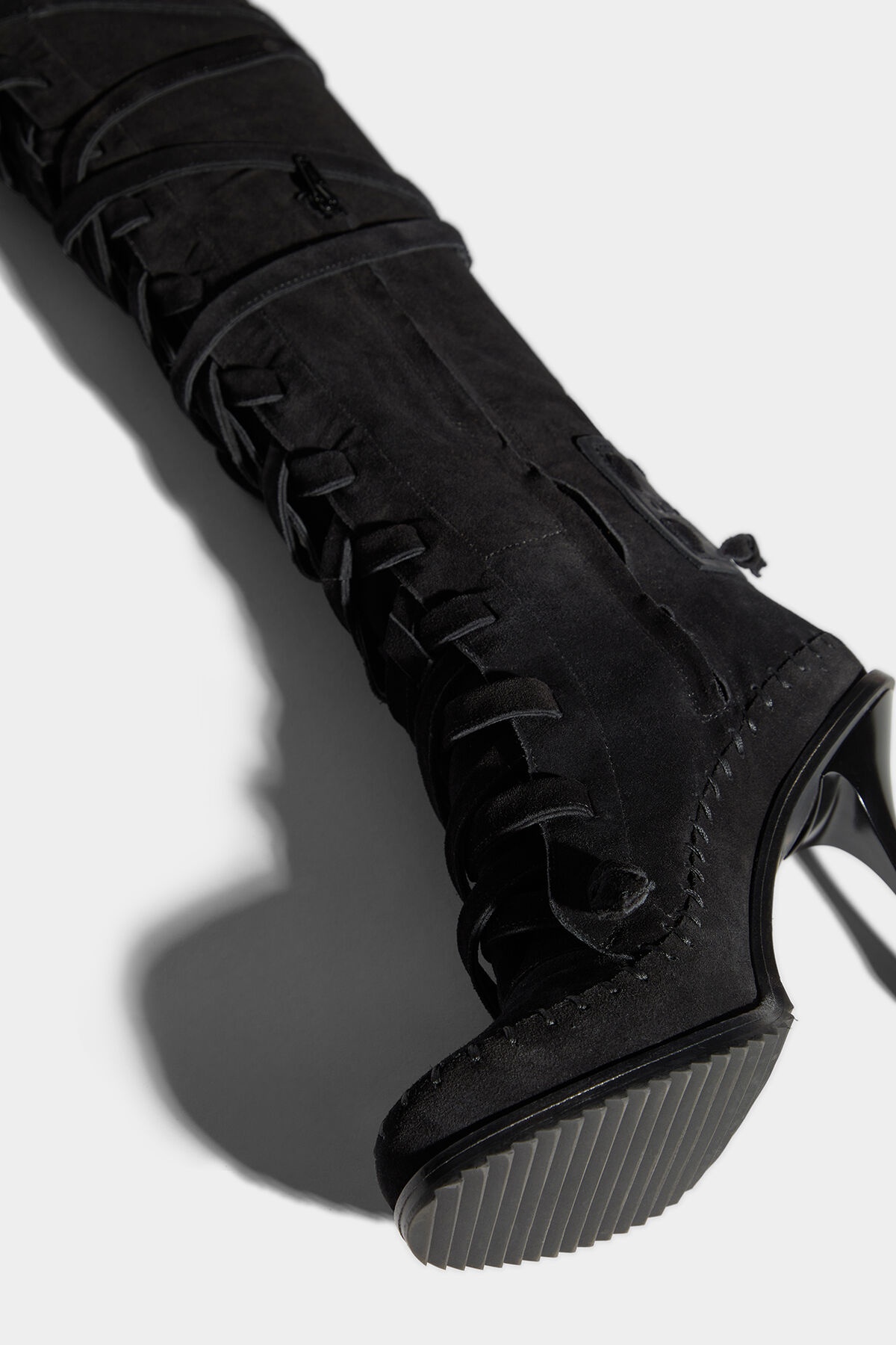 FRINGES HEELED BOOTS - 5