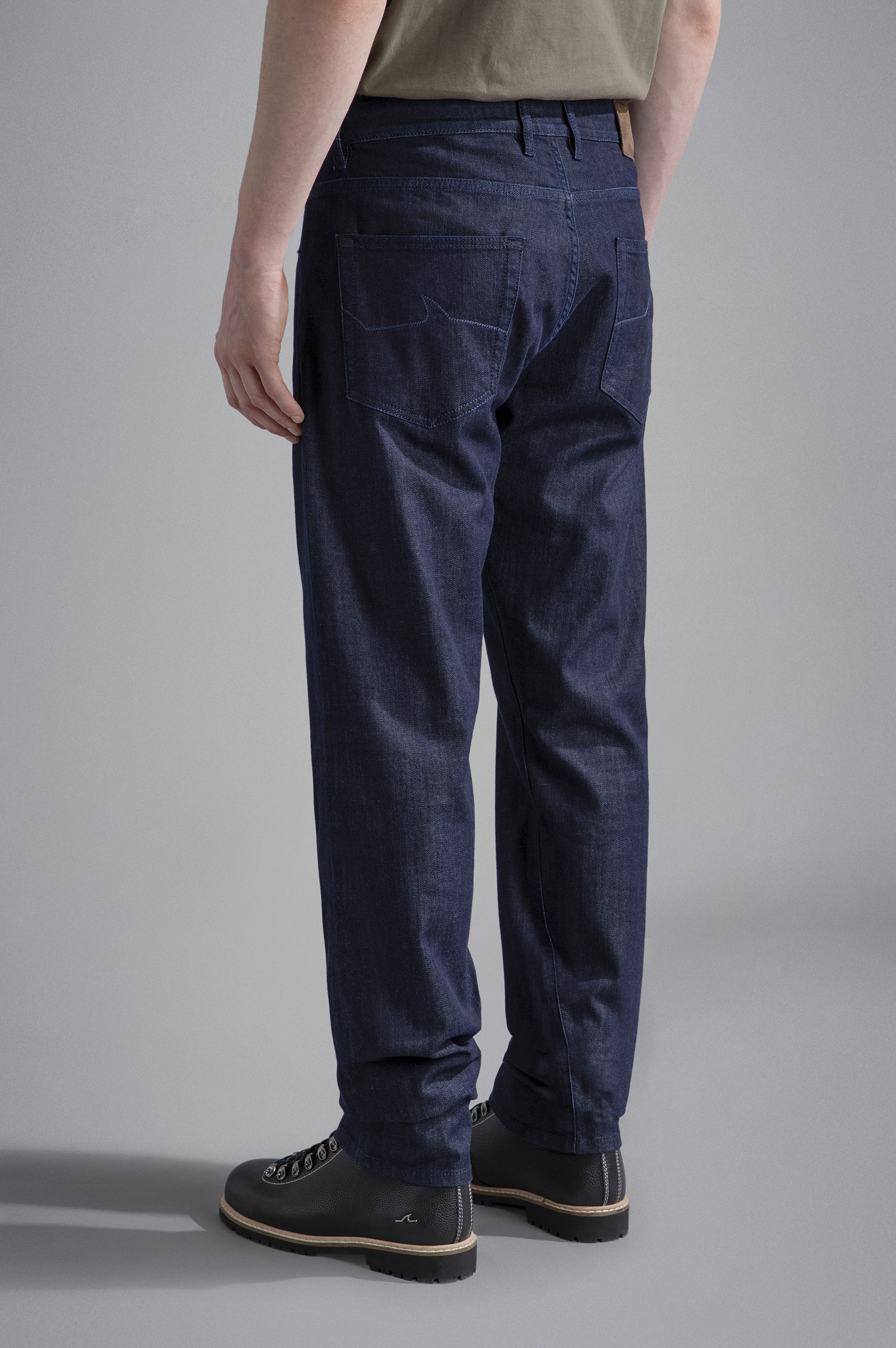 GIZA COTTON DENIM JEANS - 3