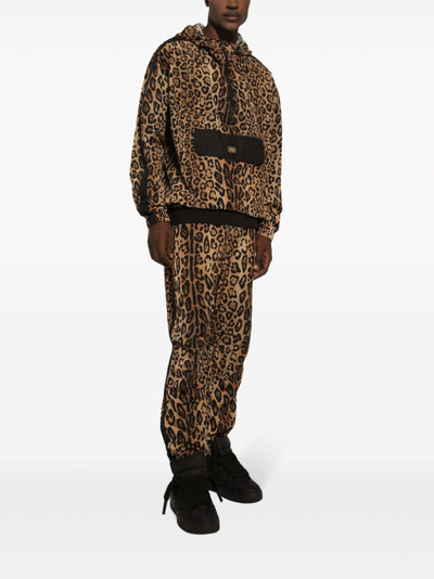 Dolce & Gabbana leopard-print track pants outlook
