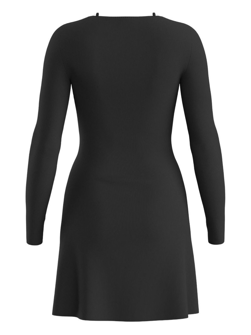 HUGO necklace-detail mini dress outlook