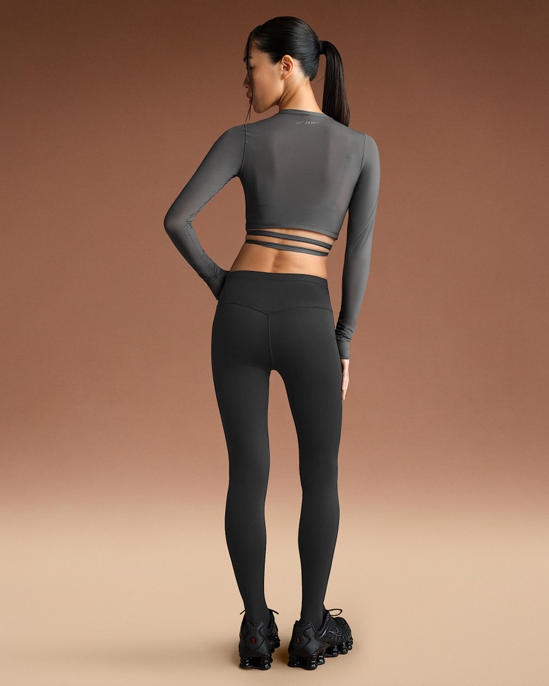 NikeSKIMS Weightless Layers Women's Long-Sleeve Wrap Top 5