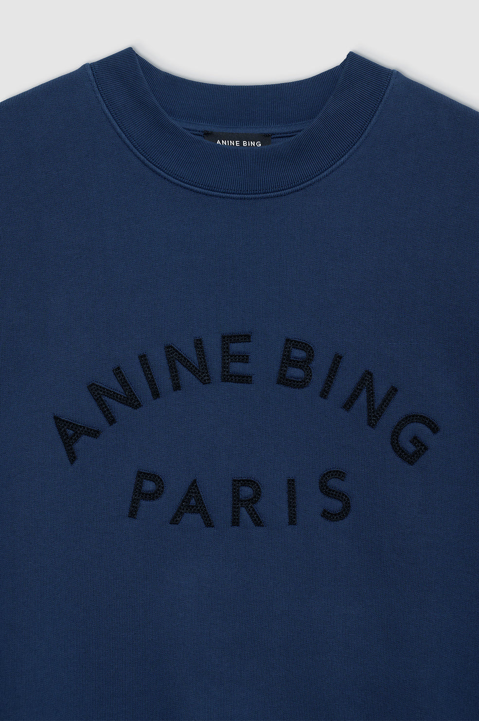 Jaci Sweatshirt Paris - Washed Navy - 4