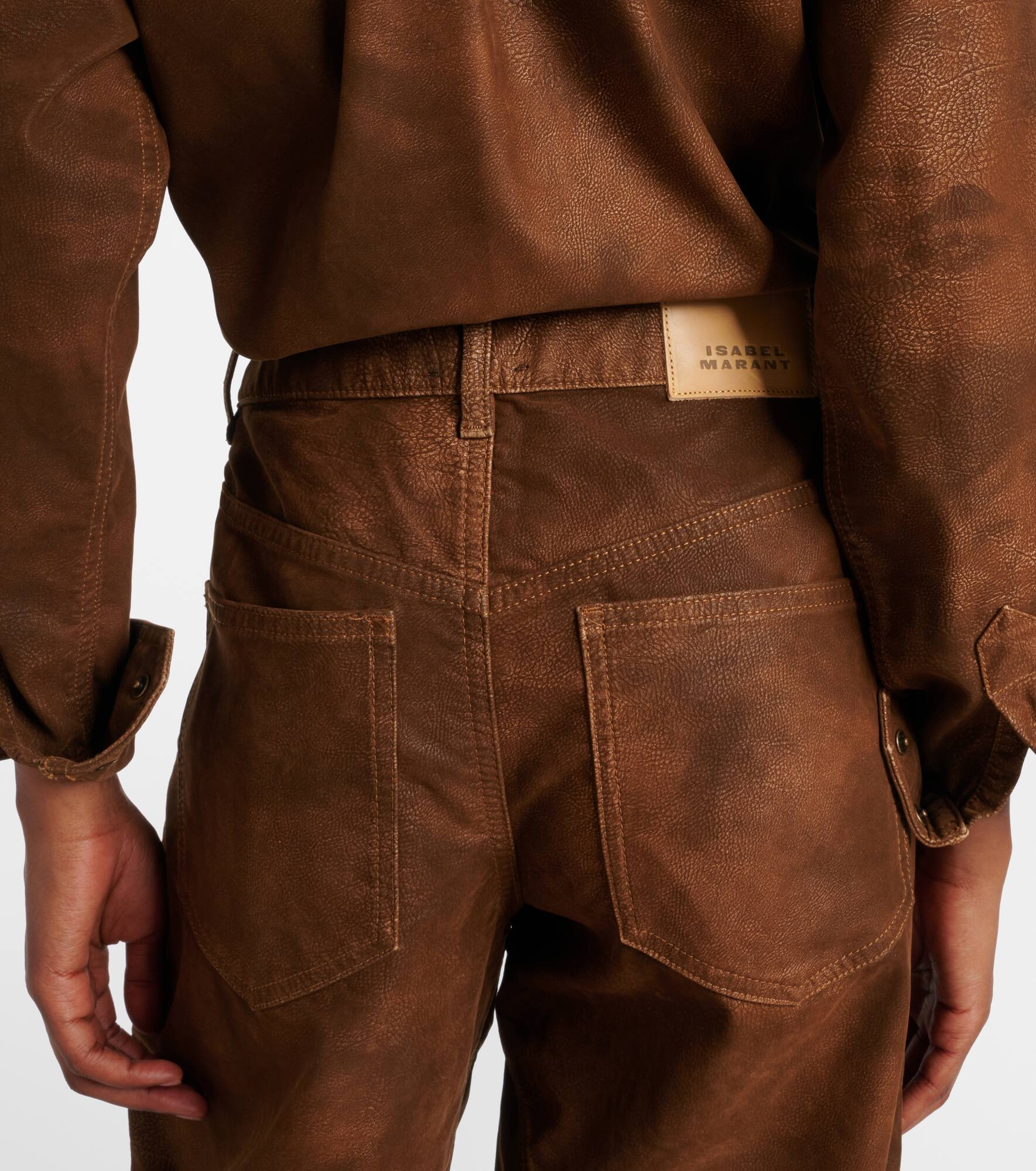 Kelvina faux leather pants - 6
