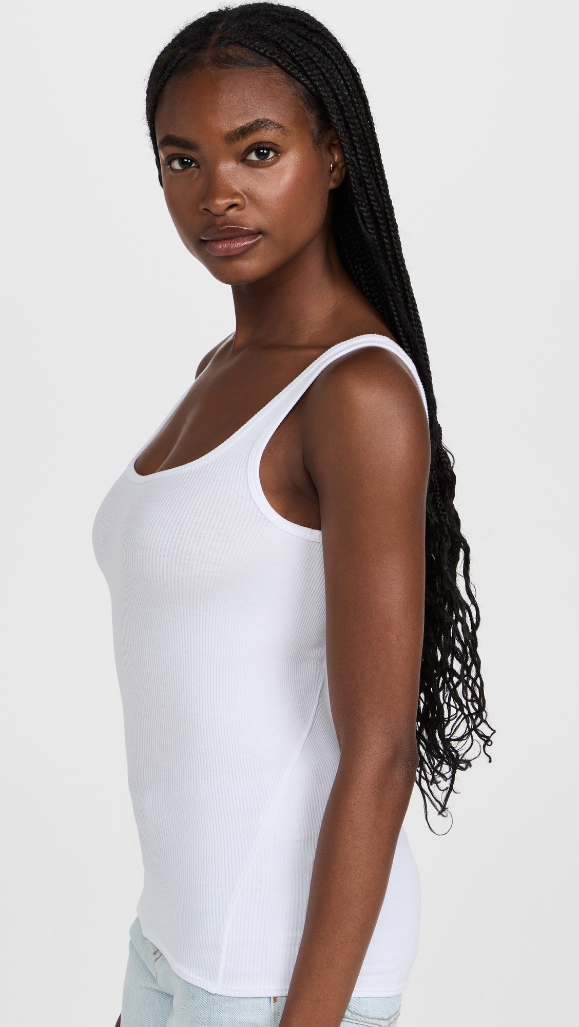 The Essential Rib Scoop Neck Tank - 3