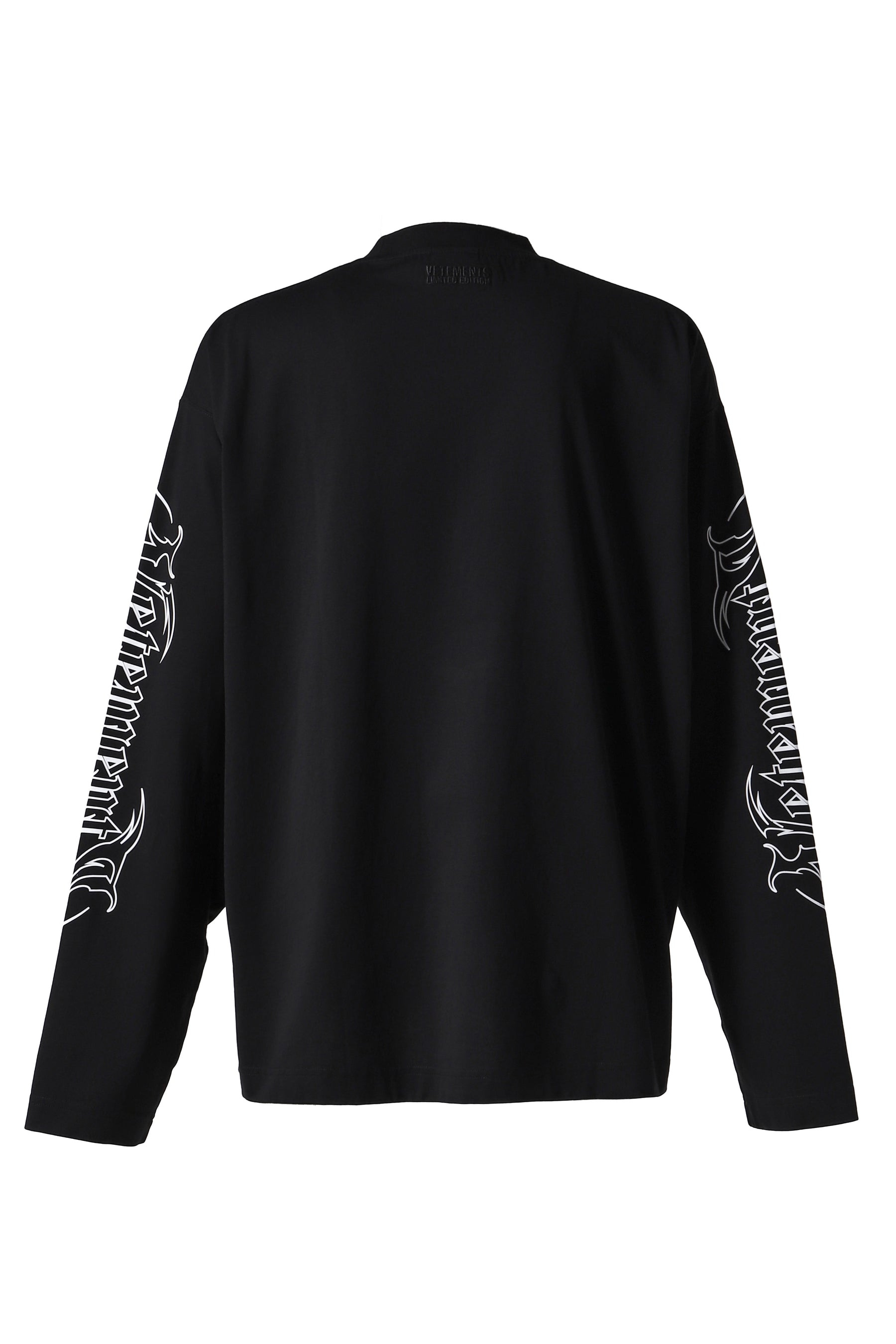 METAL PRINTED LONGSLEEVE / BLK - 6