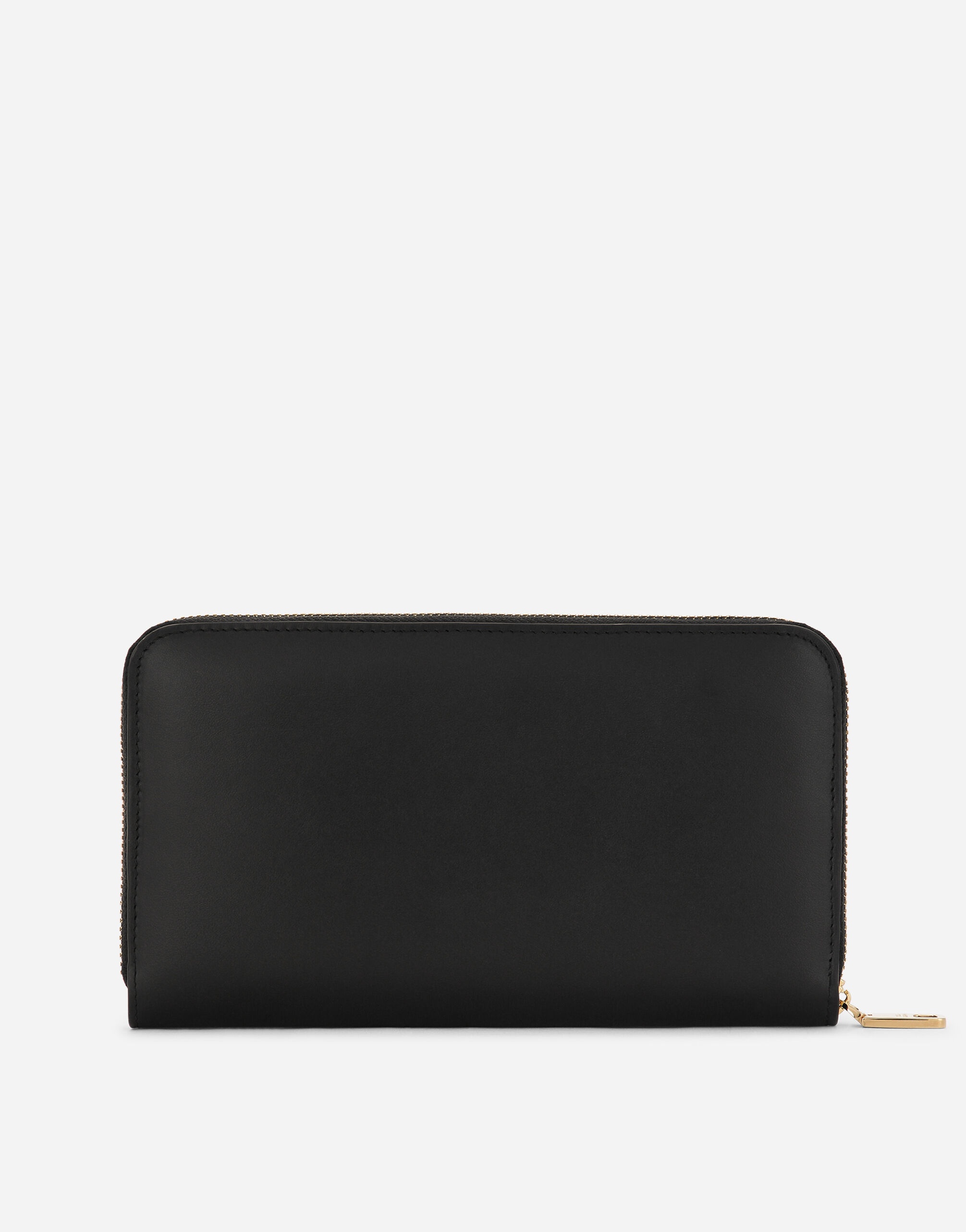 Calfskin zip-around DG Logo wallet - 3