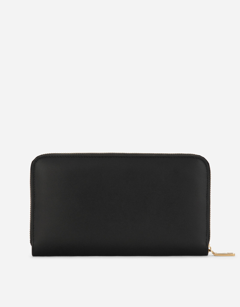 Calfskin zip-around DG Logo wallet 3