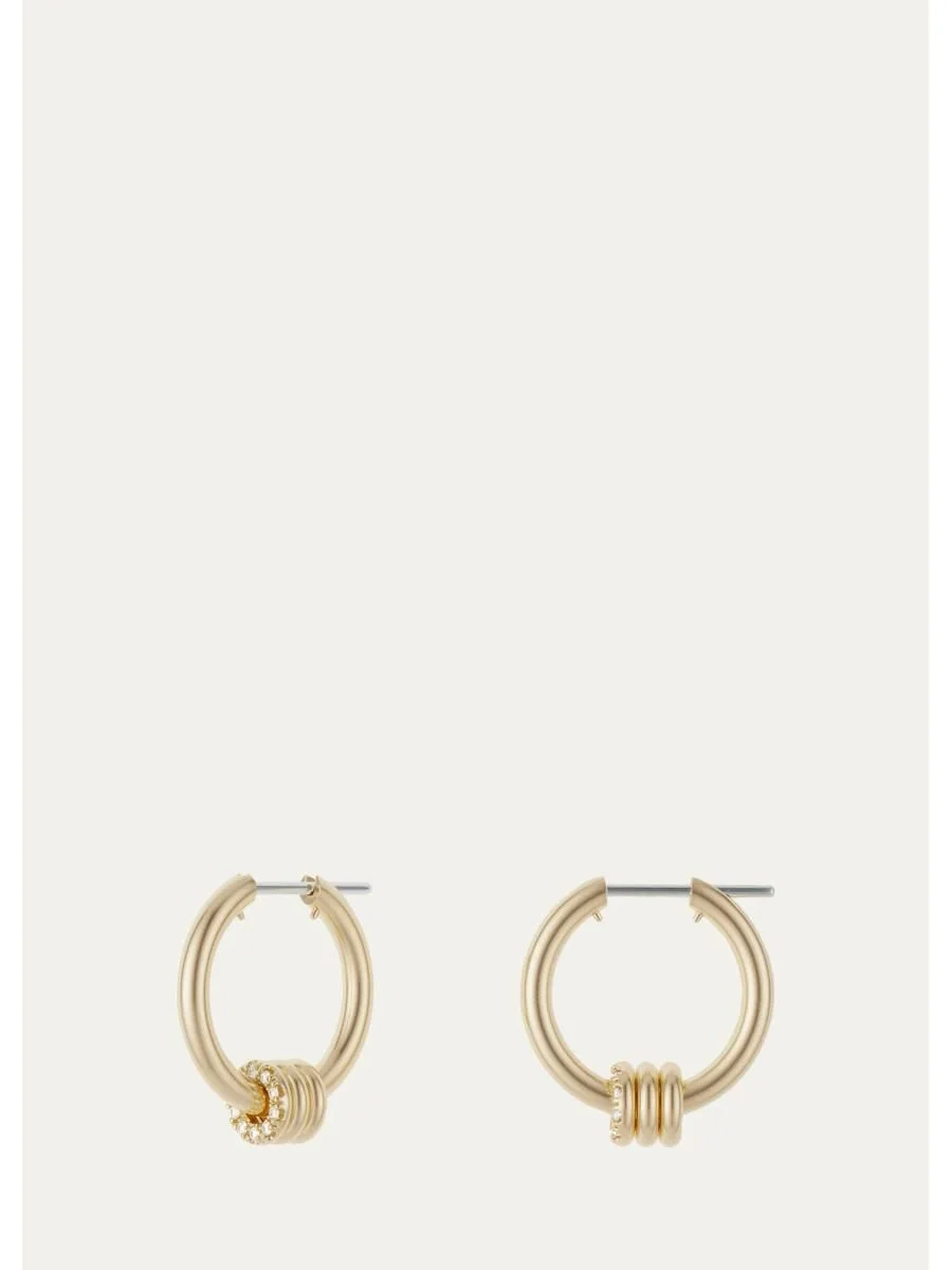 Ara YG Deux 18K Yellow Gold Diamond Huggie Earrings - 1