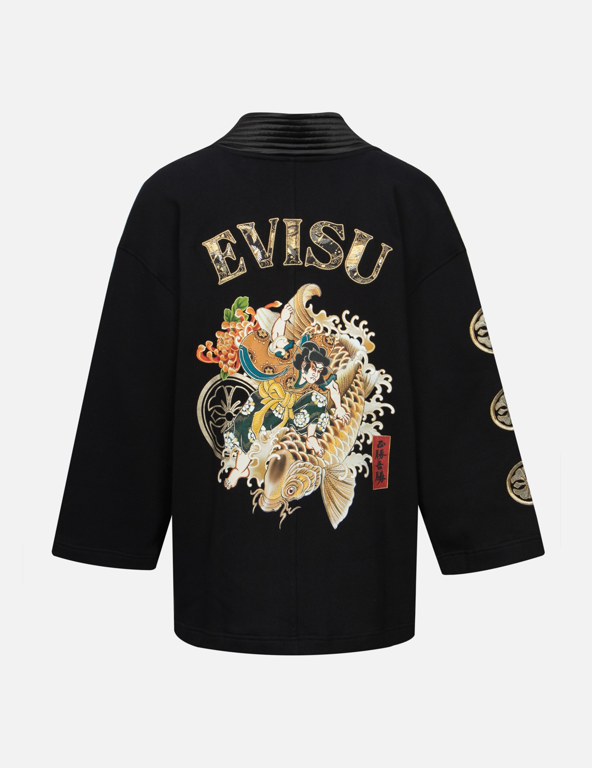 MULTI EMBROIDERIY AND PRINT LOOSE FIT KIMONO - 2