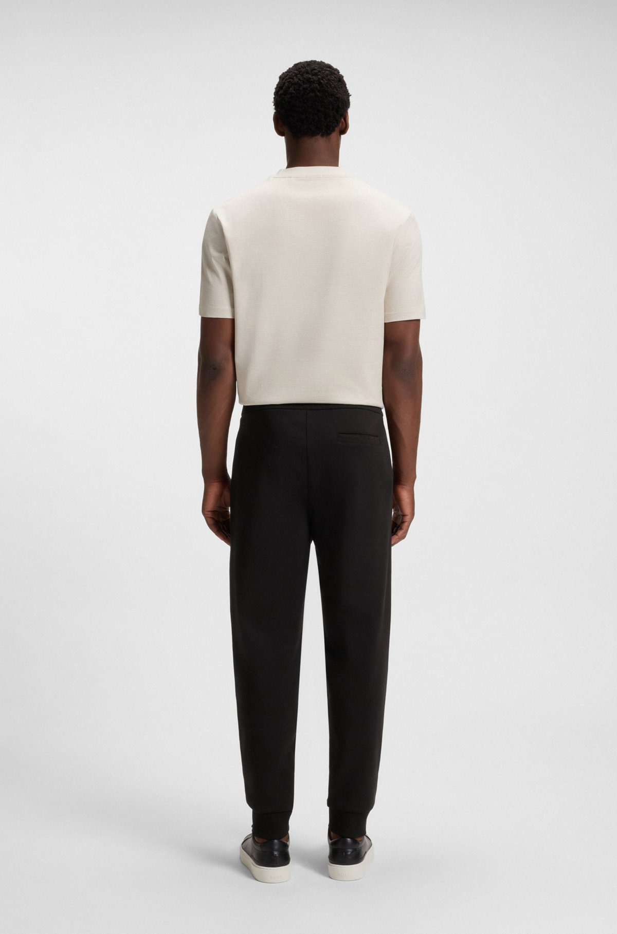 TRACKSUIT BOTTOMS WITH METALLIC DOUBLE B MONOGRAM - 5