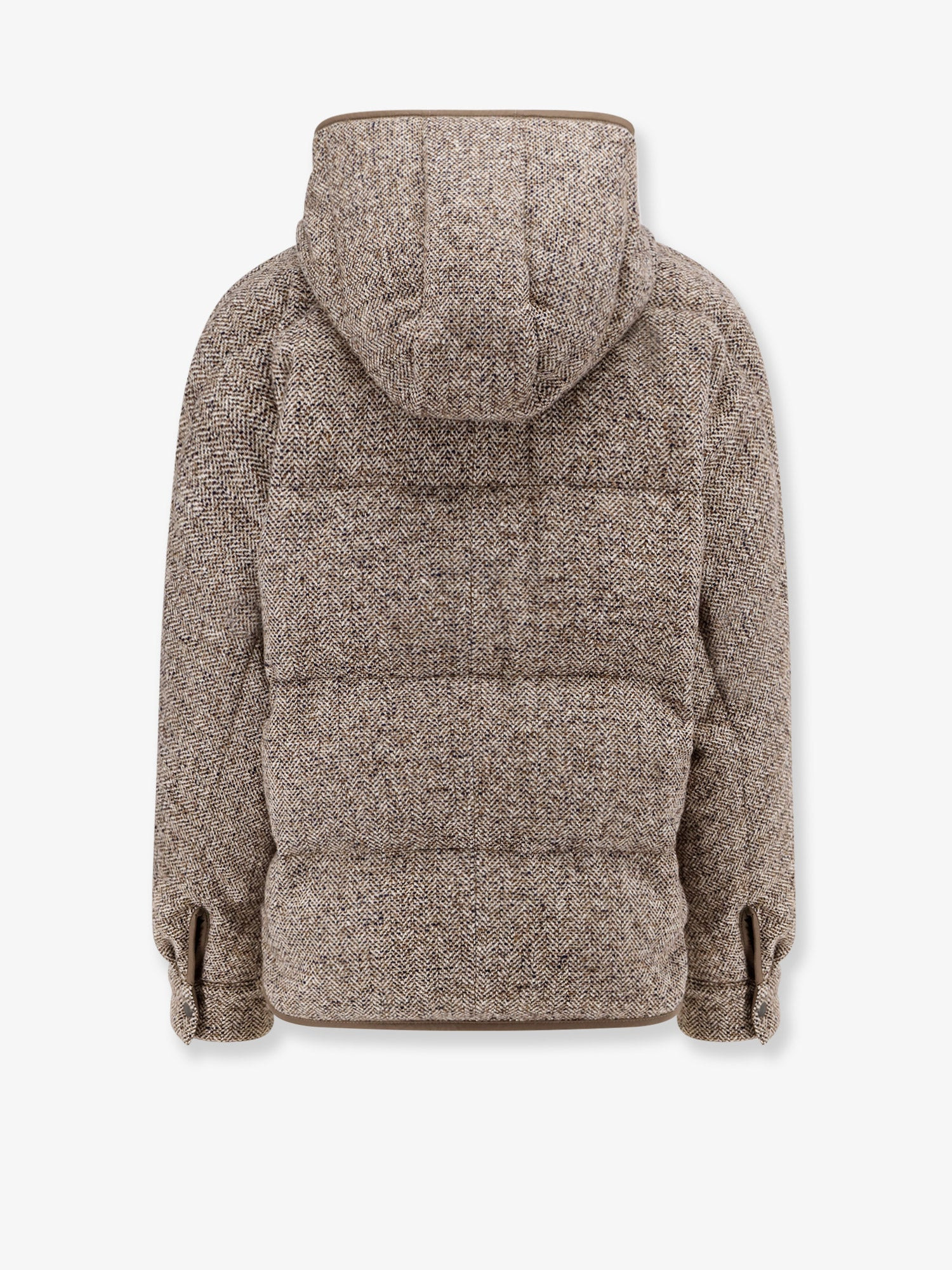 Reversible Wool And Silk Down Jacket - 4