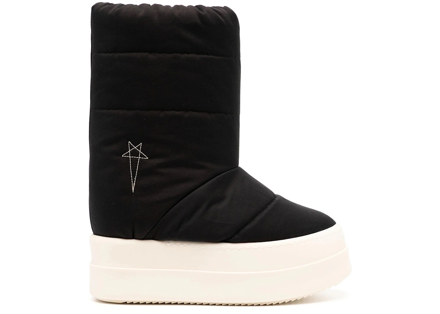 Rick Owens DRKSHDW Stivali Imbottiti Mega Bumper Lunar Black Pearl (Women's) - 1