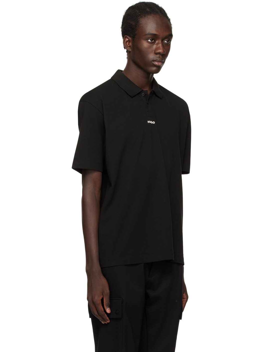 Black Bonded Polo - 2