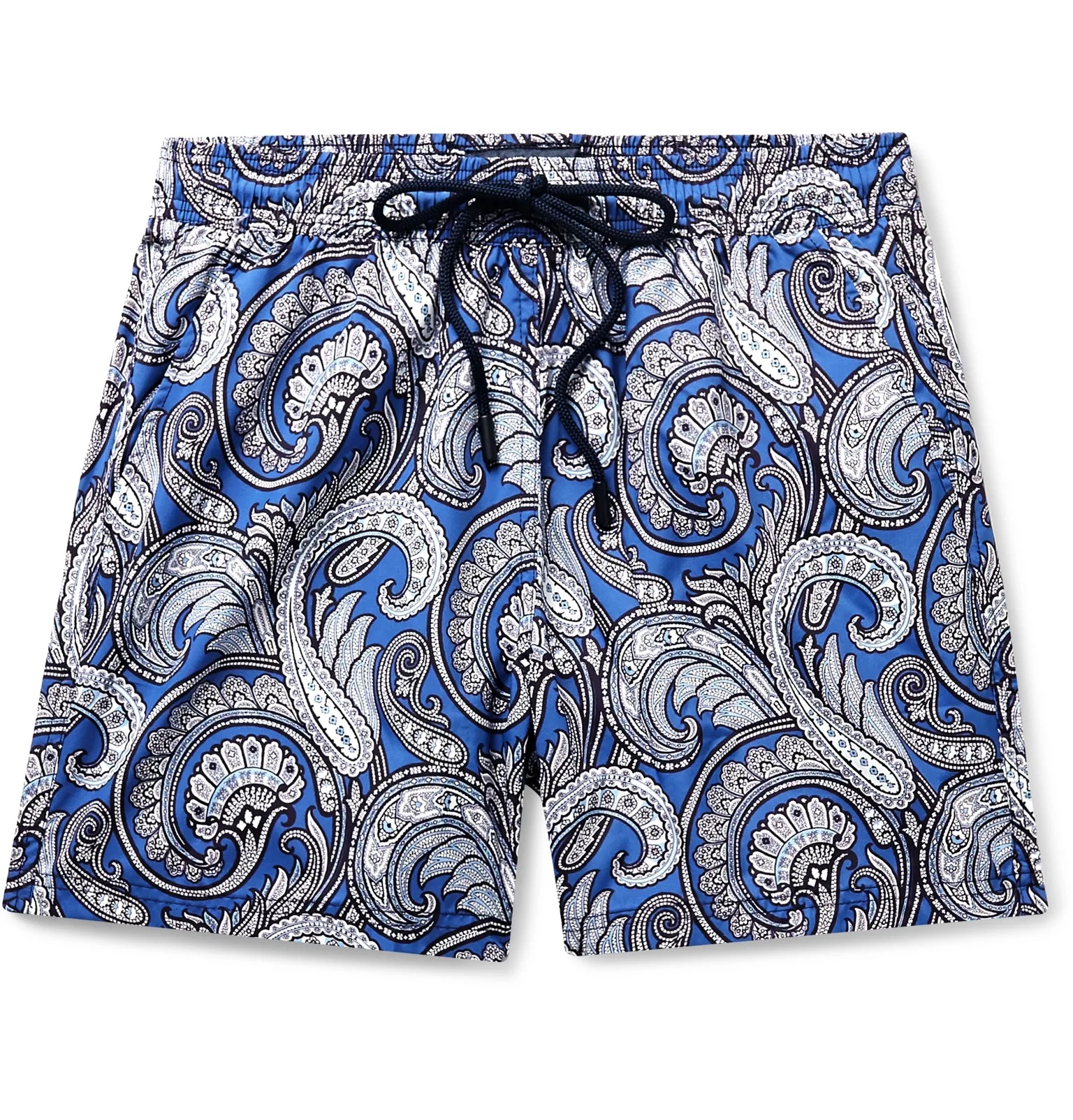 Paisley-Print Mid-Length Swim Shorts - 1