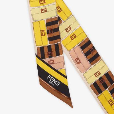 FENDI Multicolor silk bandeau outlook