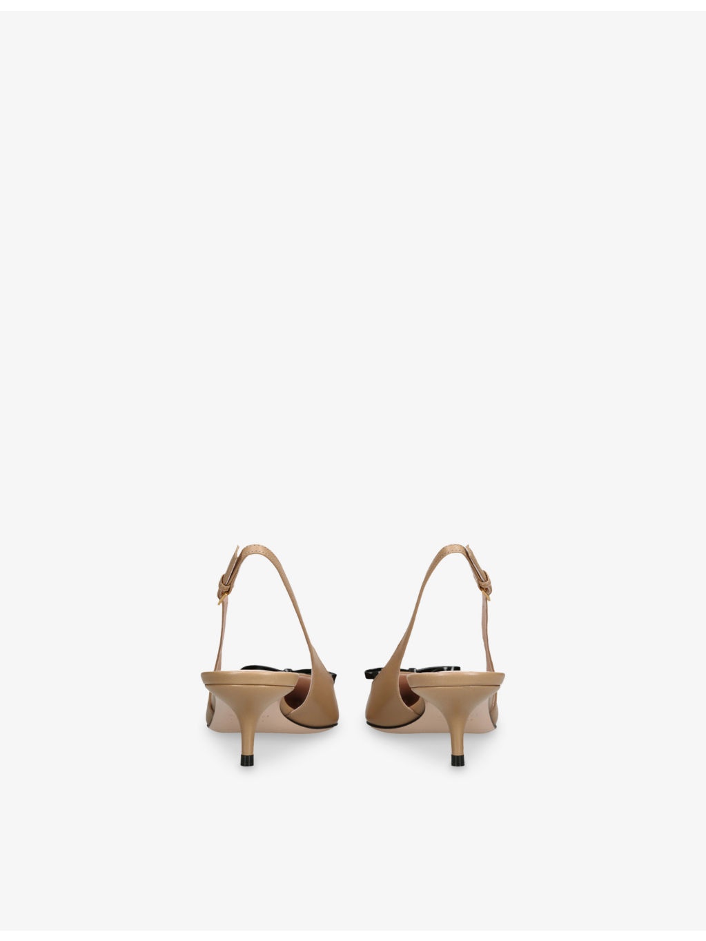 Bepointyn 45 Slingback Leather Heeled Courts - 4