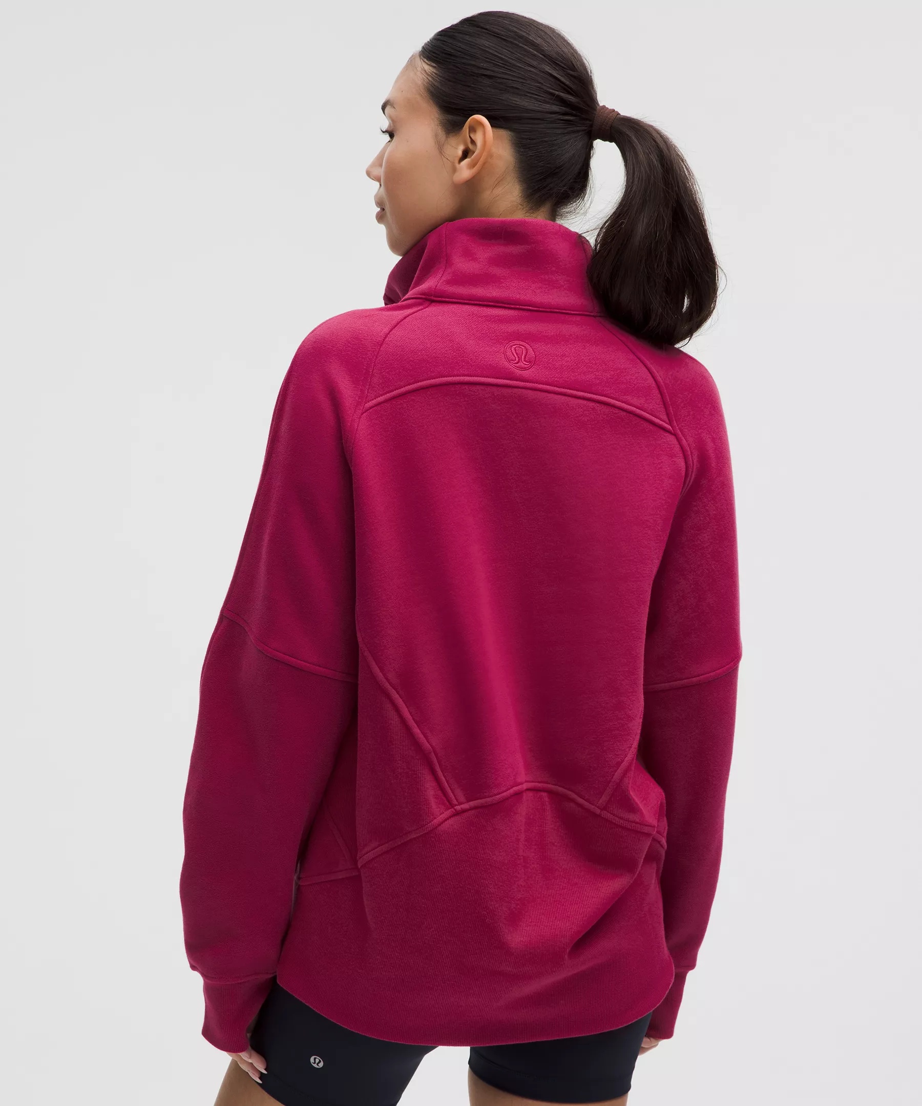 Scuba Oversized Funnel-Neck Half Zip *Long - 3