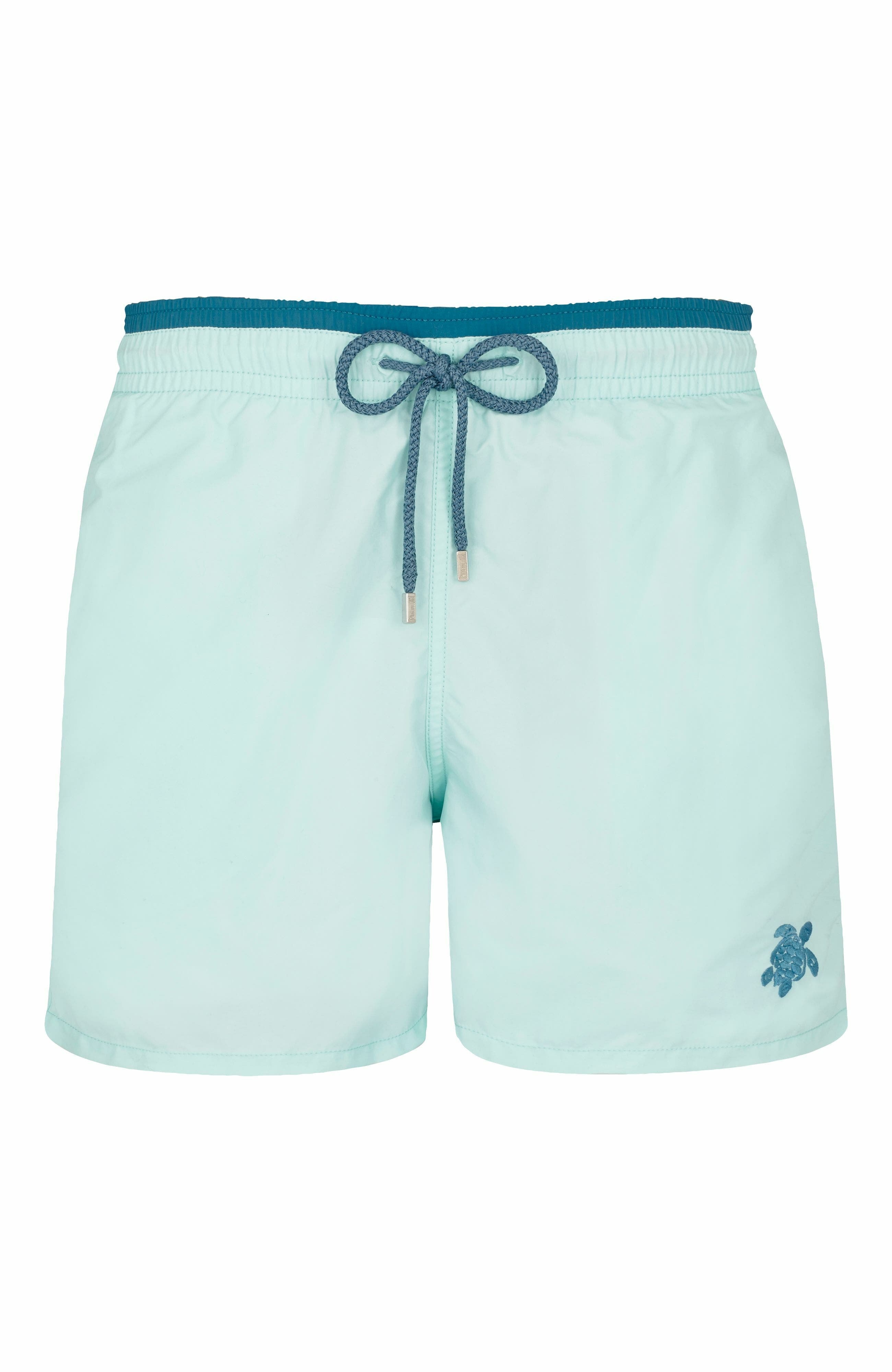Vilebrequin Men's Solid Bicolor Swim Shorts in Celadon at Nordstrom - 2