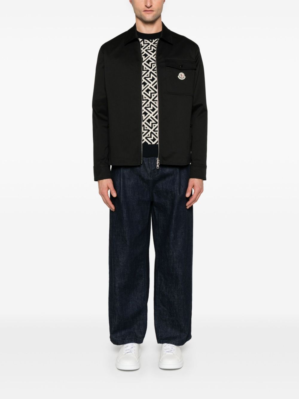 monogram sweater - 2