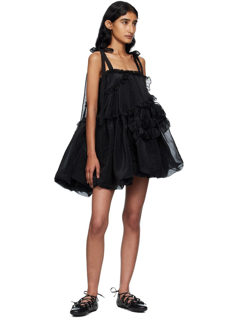 CECILIE BAHNSEN Black Cristina Minidress outlook