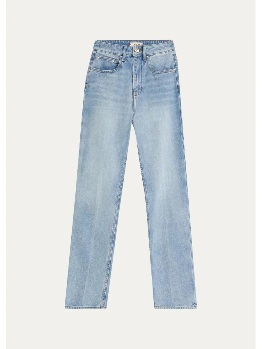 Noon High-Rise Straight Jeans - 1