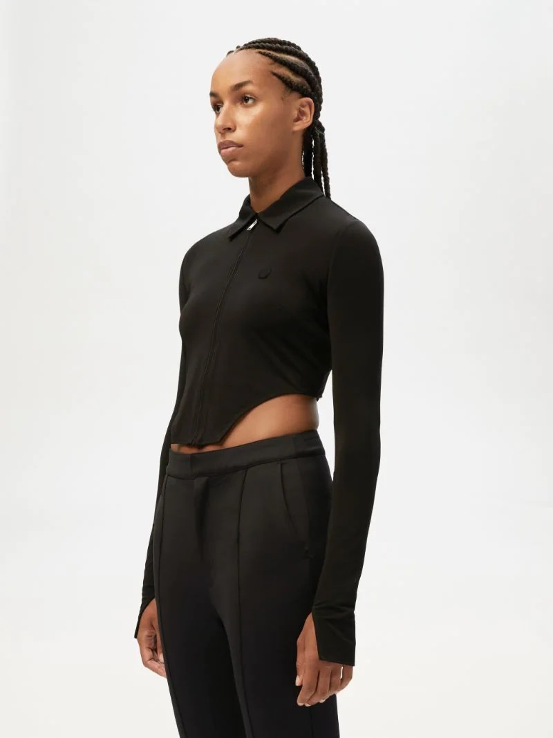 ZIP UP CROPPED TOP - 4