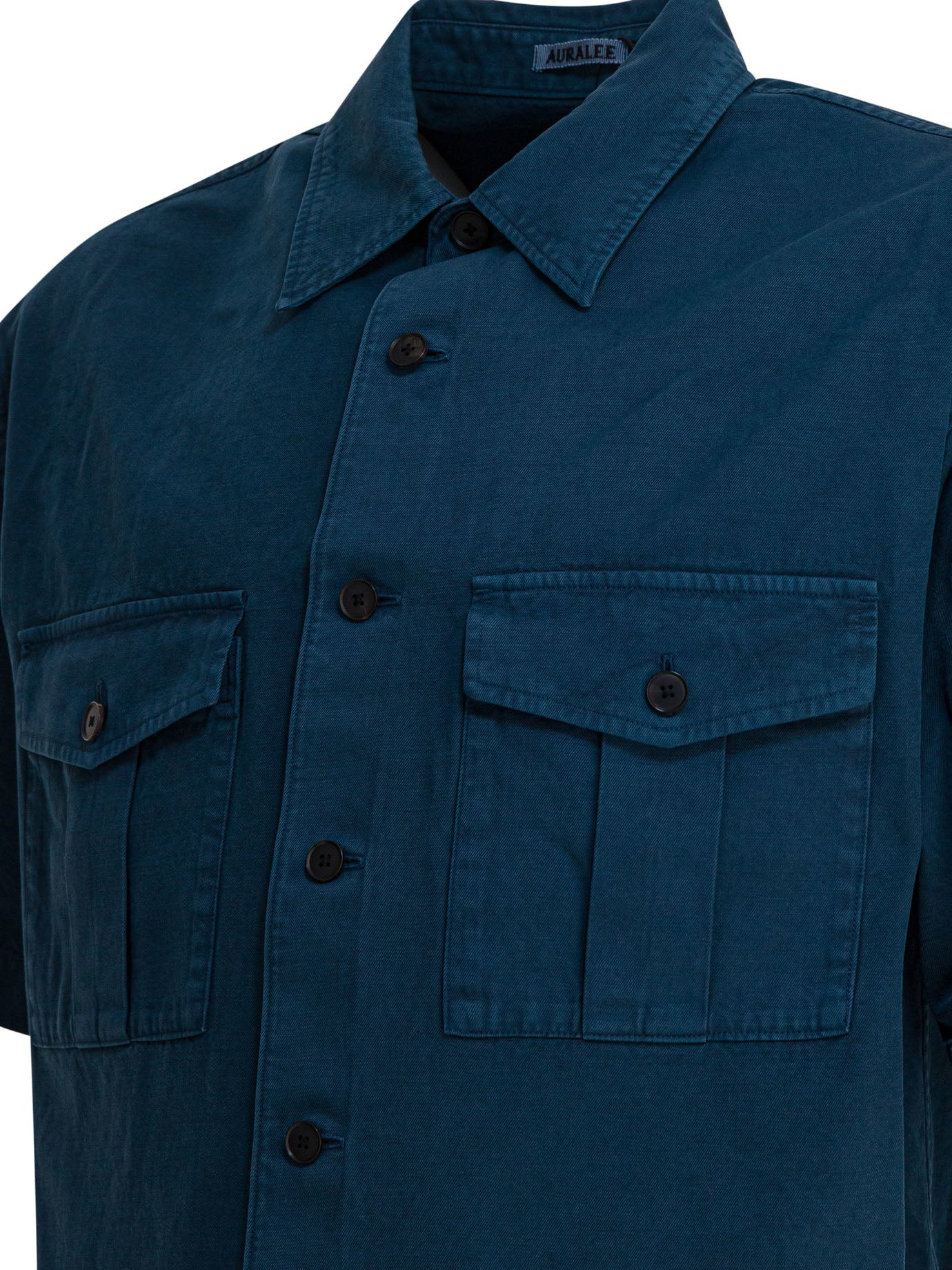 Cotton Shirt Shirts Blue - 4