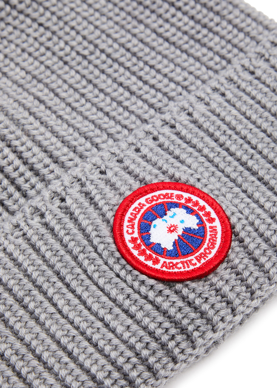 Canada Goose Arctic Disc Ribbed Wool Beanie - 2