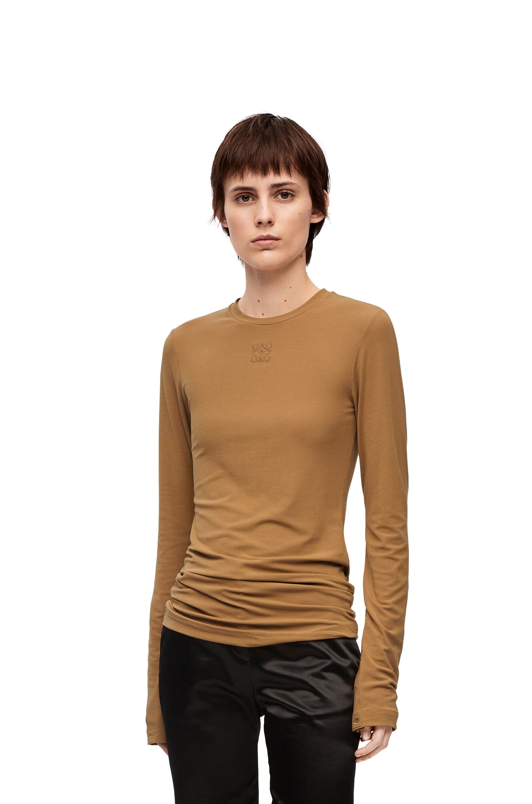 Long sleeve top in modal - 3