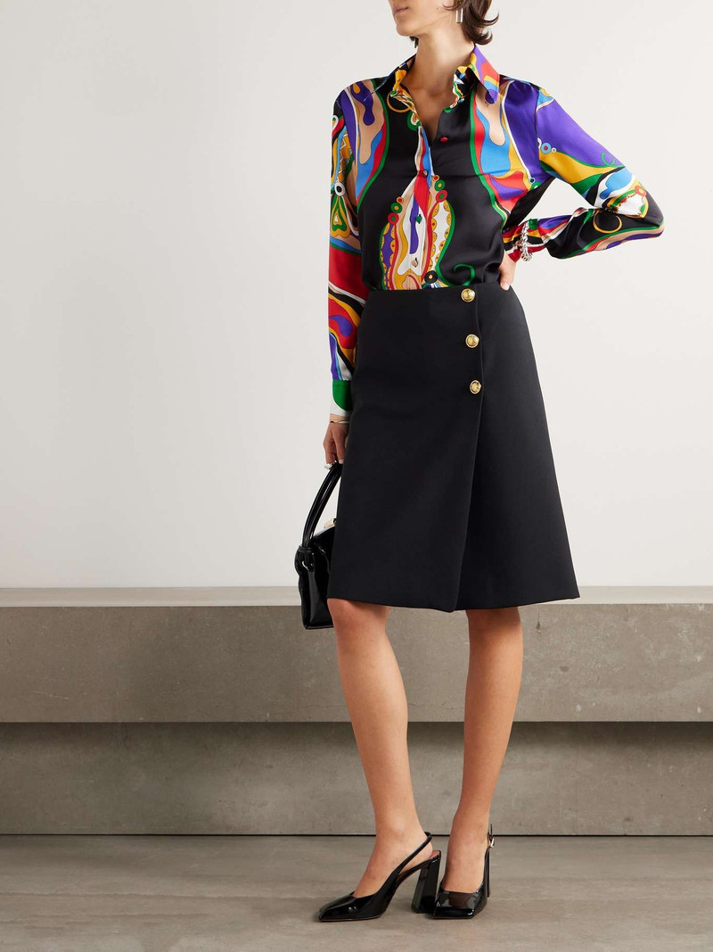 PUCCI Printed silk-twill shirt outlook