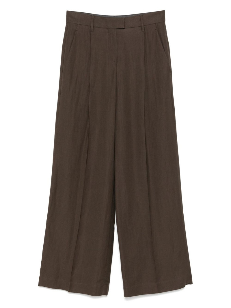 pleat-detailing trousers 1