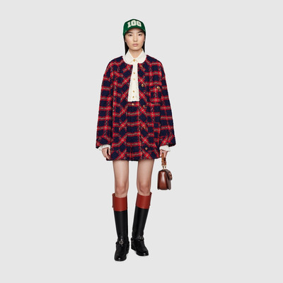 GUCCI Check tweed shorts outlook