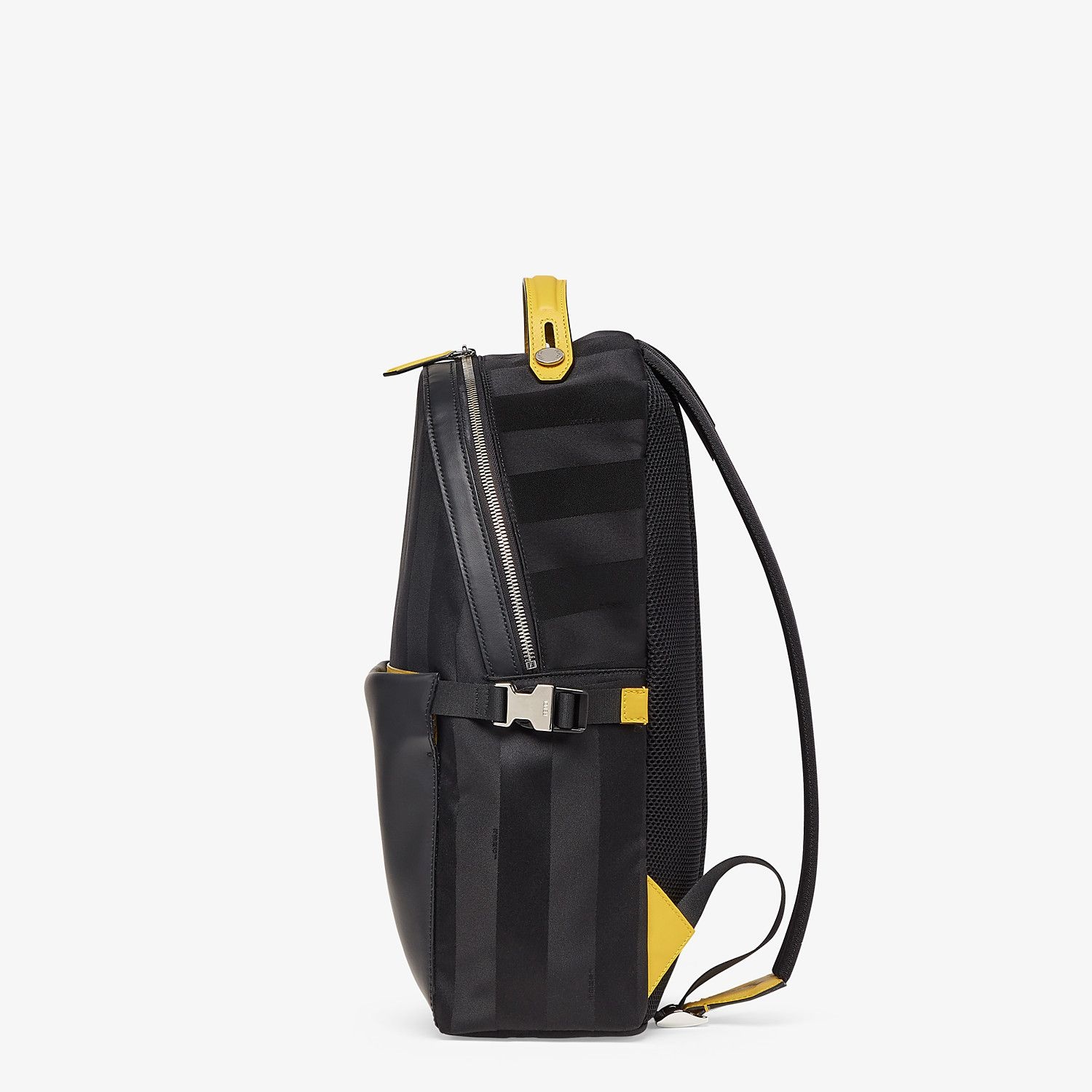 Black nylon backpack - 2