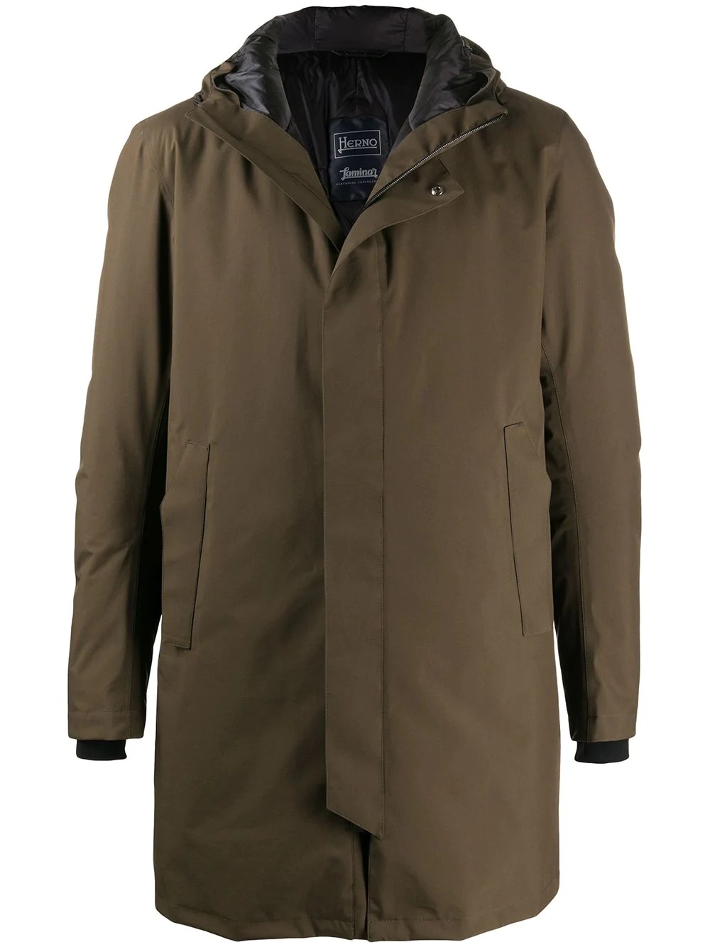 down hooded coat - 1