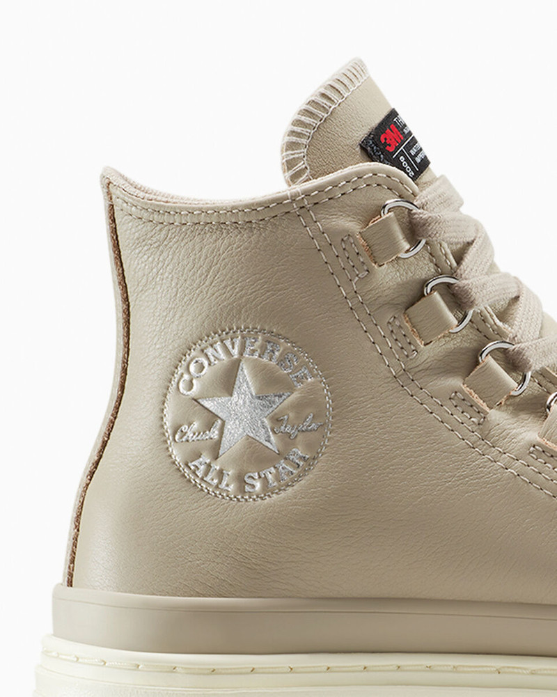Chuck Taylor All Star Lugged Heel Platform Waterproof Leather 10